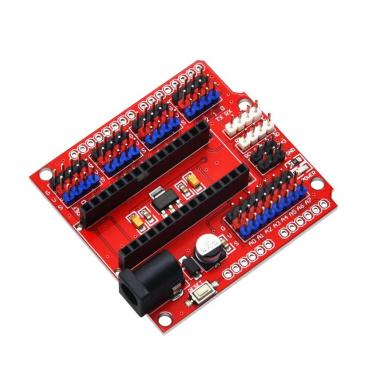 Плата расширения - Сенсор-шилд для Arduino Nano (красный) купить в Крымске
