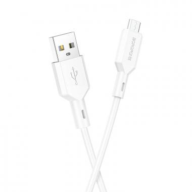 Шнур Borofone BX70 (micro-usb) white купить в Крымске