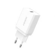 Зарядное устройство сетевое Foneng K300 1USB; быстрая зарядка QC (white)