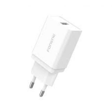 Зарядное устройство сетевое Foneng K300 1USB; быстрая зарядка QC (white) купить в Крымске