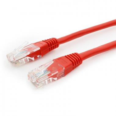 Патч-корд Cablexpert UTP 5e кат.(RJ-45) красный 5 м купить в Крымске