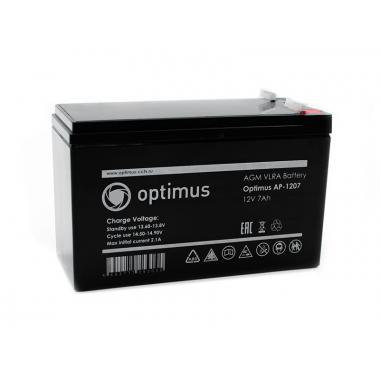 Аккумулятор Optimus AP-1207 (12В 7А/ч) купить в Крымске