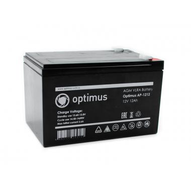 Аккумулятор Optimus AP-1212 (12В 12А/ч) купить в Крымске