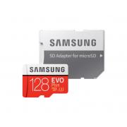 Карта памяти Samsung MicroSDXC UHS-I EVO PLUS 128 ГБ (+ SD adapter)
